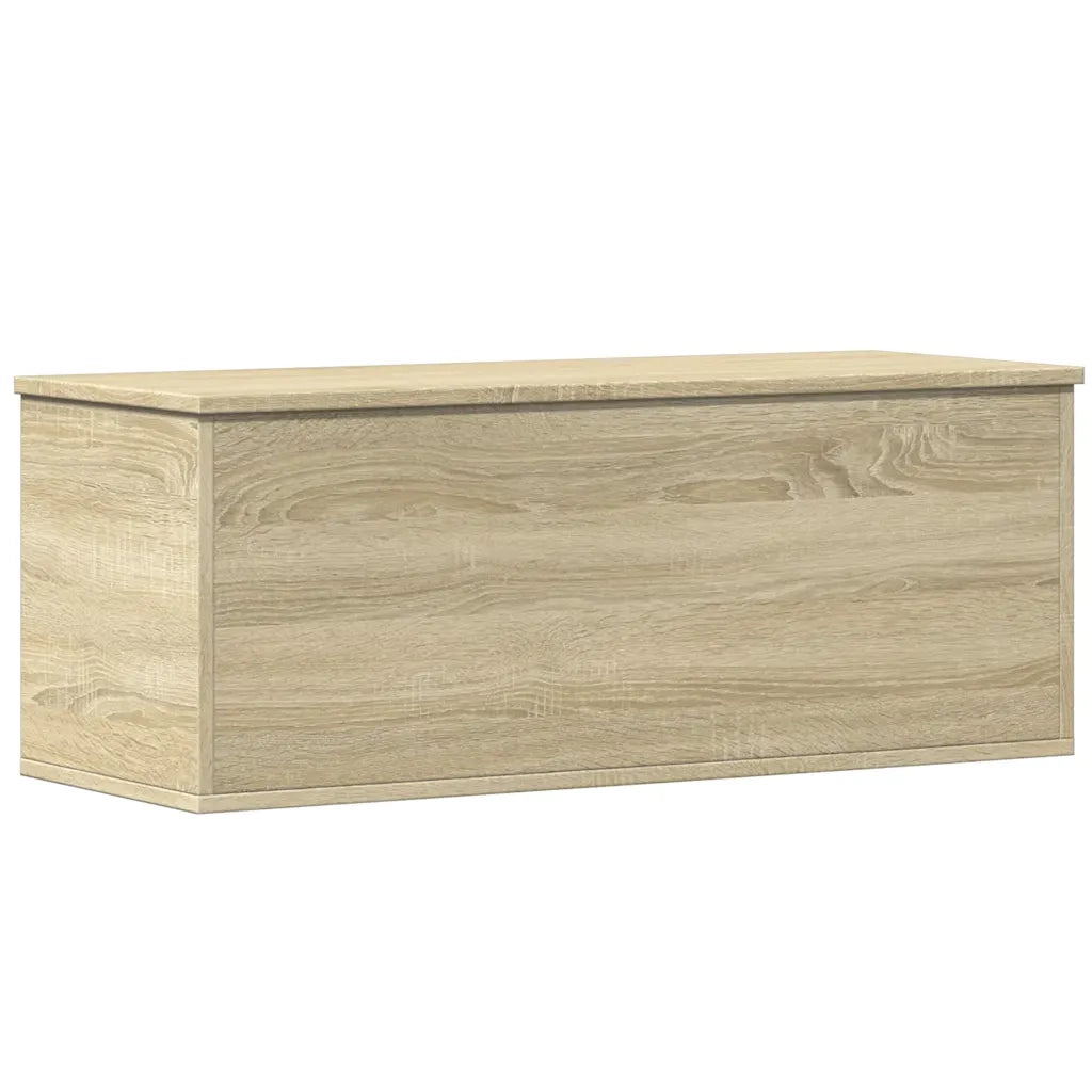 vidaXL Contenitore Portaoggetti Rovere Sonoma 90x35x35cm in Truciolato