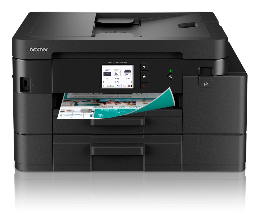 Stampante brother nfc ink mfc-j4550dw 4-in-1 20ppm 400fg adf20fg wifi 5ghz  usb. fino:30/09 - MFCJ4550DWRE1
