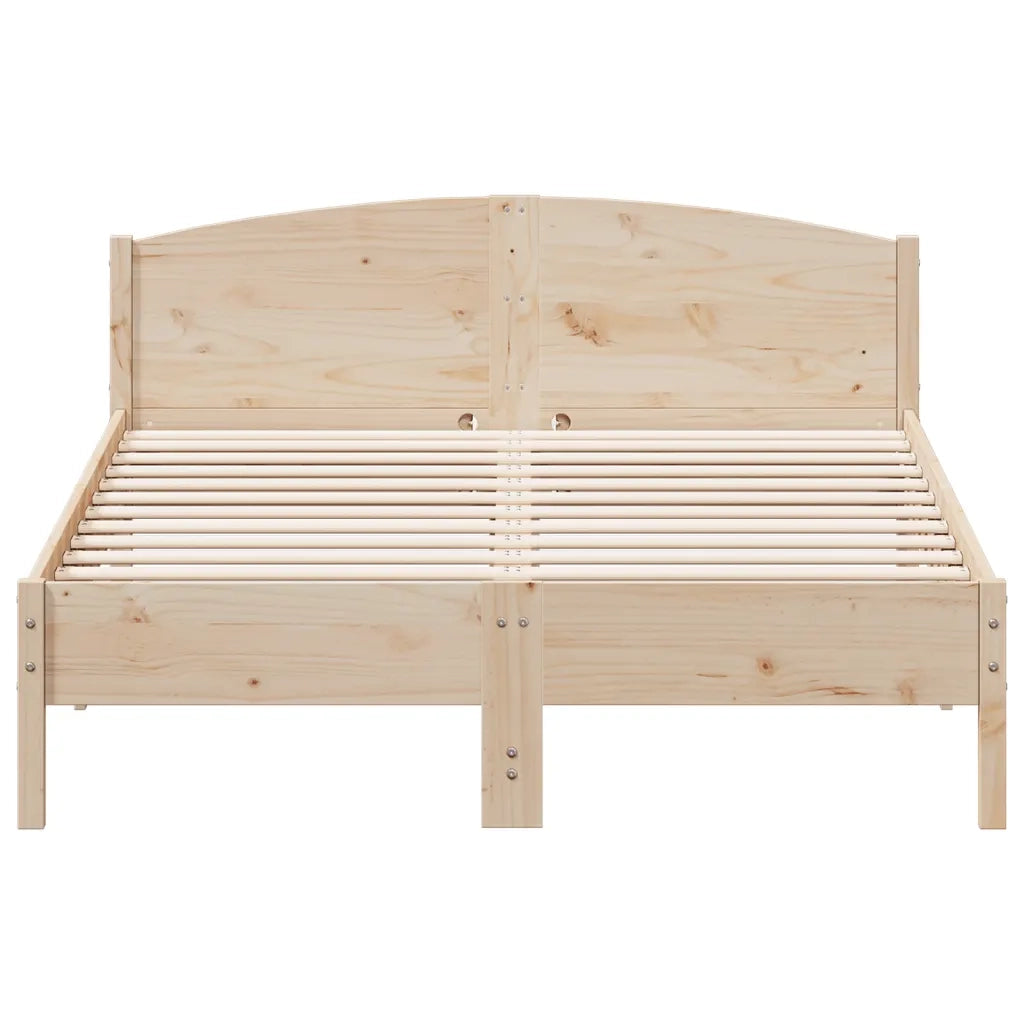 Giroletto senza Materasso 150x200 cm in Legno Massello di Pino 3216197