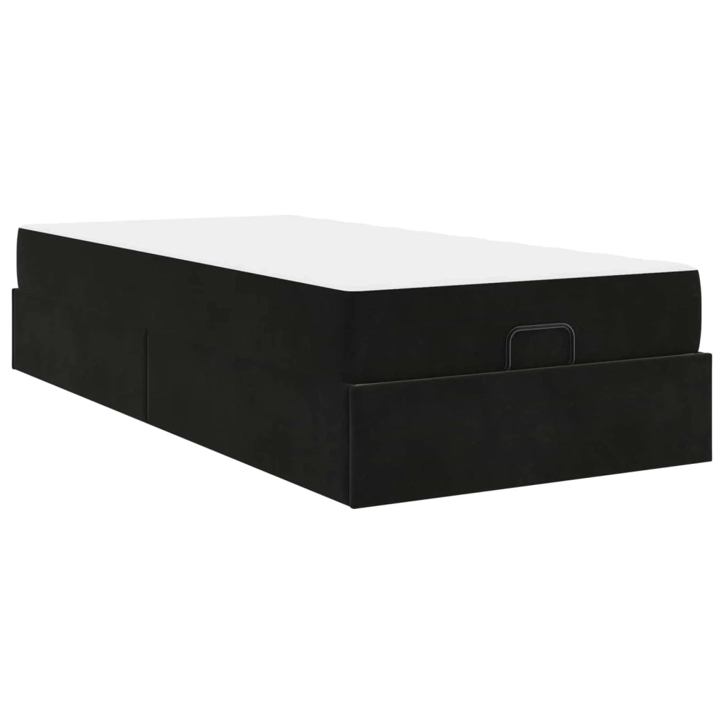 Struttura letto con materasso 2 pcs Nero Velluto 3399524