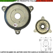 Coperchio Motore Geko Con Cuscinetto e Para olio Per la Tenuta Del Rotore Ricambio Motore Elettrico Cancello Scorrevole Costruito in Fusione di Alluminio Con Invito e 3 Fori di Fissaggio Equidistanti