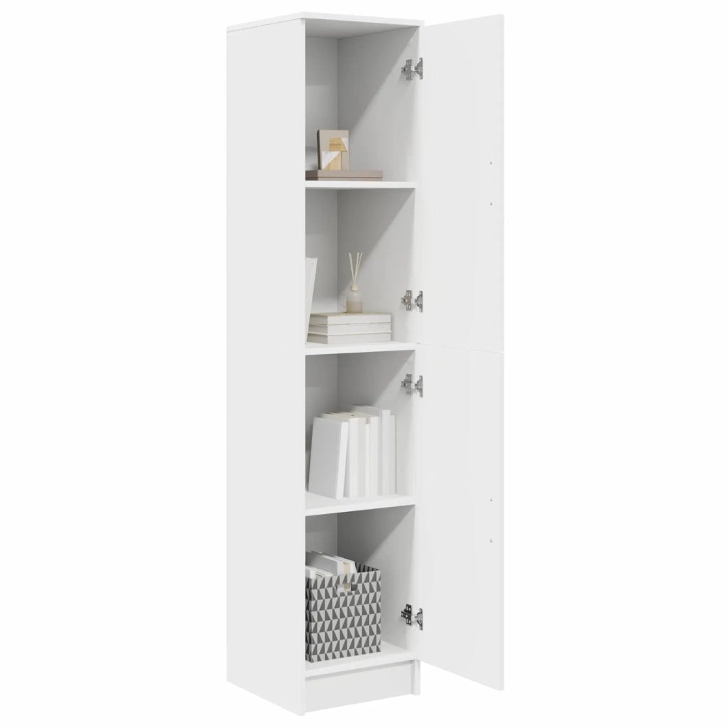 Credenza | Madia | Buffet da pranzo | Armadio da pranzo Bianco 35 x 39 x 168 cm
