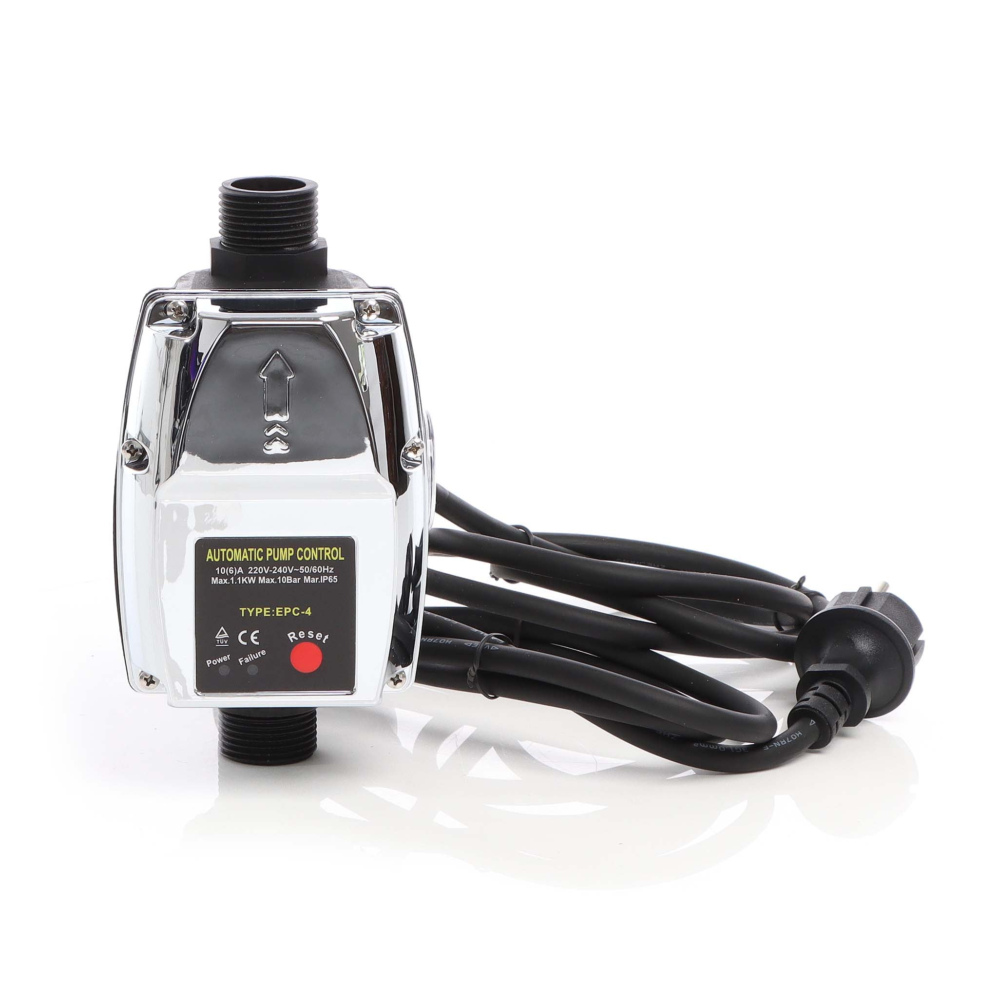 Pressostato EPC-4 230V Per pompe autoclave e pompe monofase Protezione marcia a secco 2 cavi