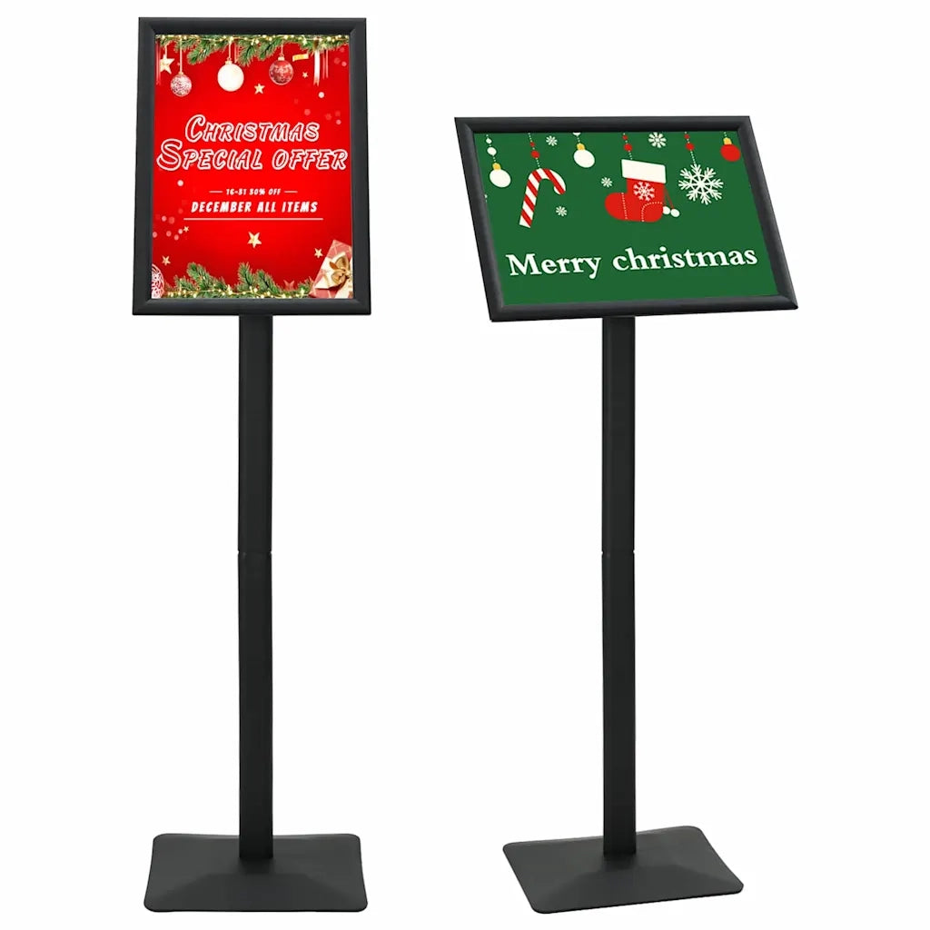 Supporto Poster a Piedistallo Argento a3 Ghisa