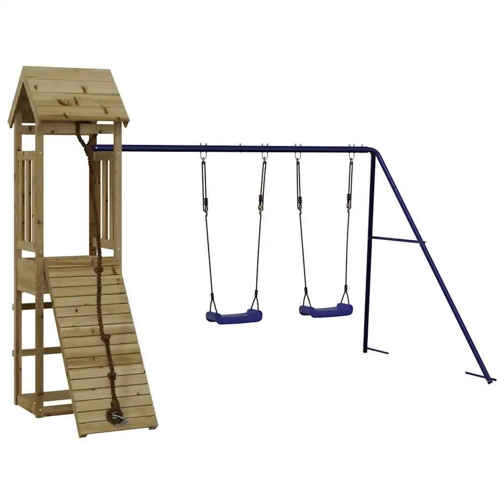 Set da Gioco da Esterno in Legno di Pino Impregnato CFW9556625