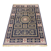 Tappeto RUBINE 350 Imperial BLU cm.250x380 disegno classico persiano stile orientale tradizionale. Tappeto salotto, soggiorno, camera da letto, ingresso, corridoio.