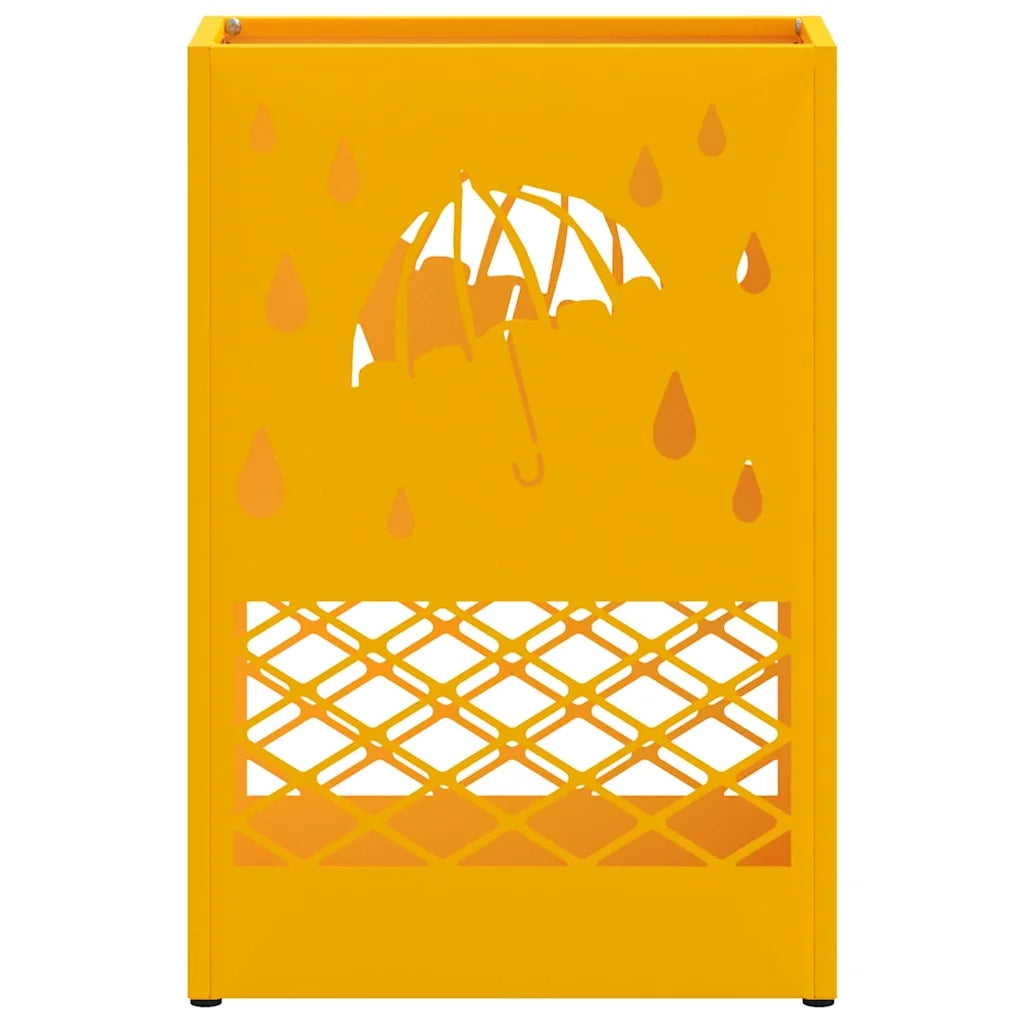 Supporto per Ombrellone giallo senape 28 x 12 x 41 cm Acciaio CFW3469697