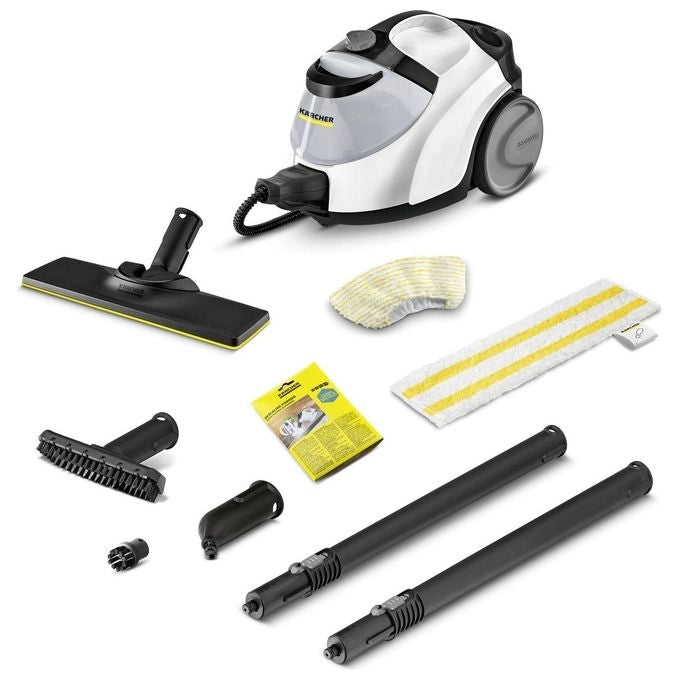 Kärcher SC 5 EasyFix IRON PLUG Pulitore a vapore cilindrico 1,5 L 2250 W Nero, Bianco