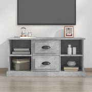 Mobile Porta TV-Credenza per TV Grigio Cemento 99,5x35,5x48cm Legno Multistrato