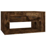 Tavolino da salotto | Tavolino da caff¨¨ | Tavolino da Soggiorno Rovere Fumo 80x50x40 cm Legno Multistrato