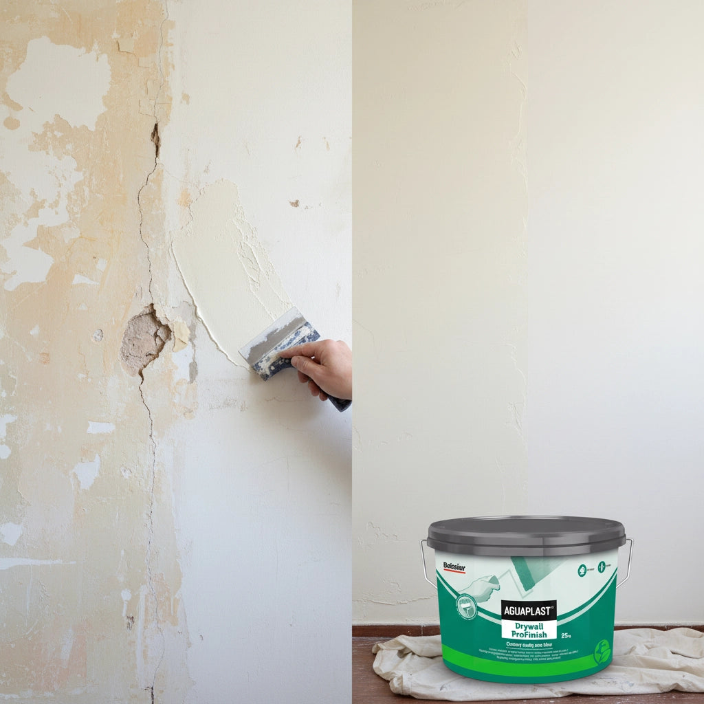Aguaplast drywall profinish stucco per finitura giunti e lastre cartongesso 25 kg