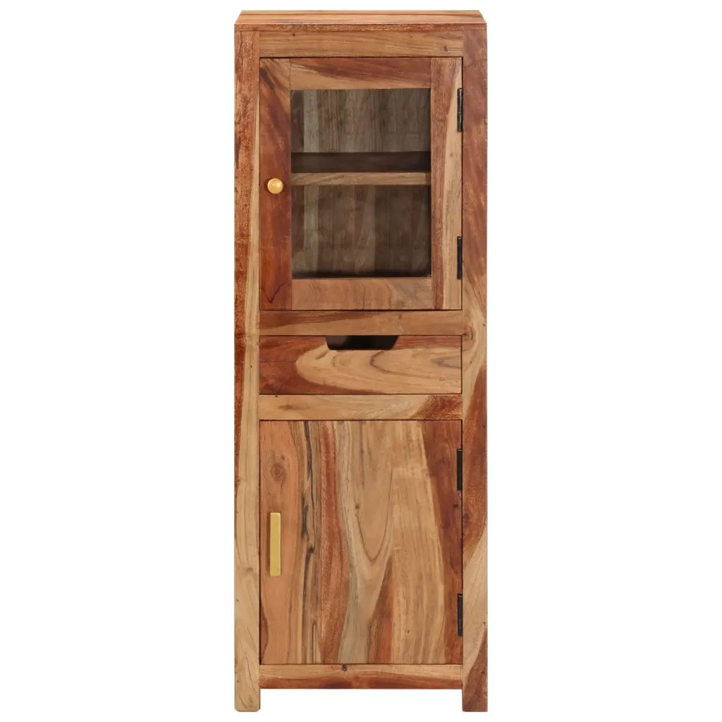 Credenza 40x34x110 cm in Legno Massello d'Acacia 338431