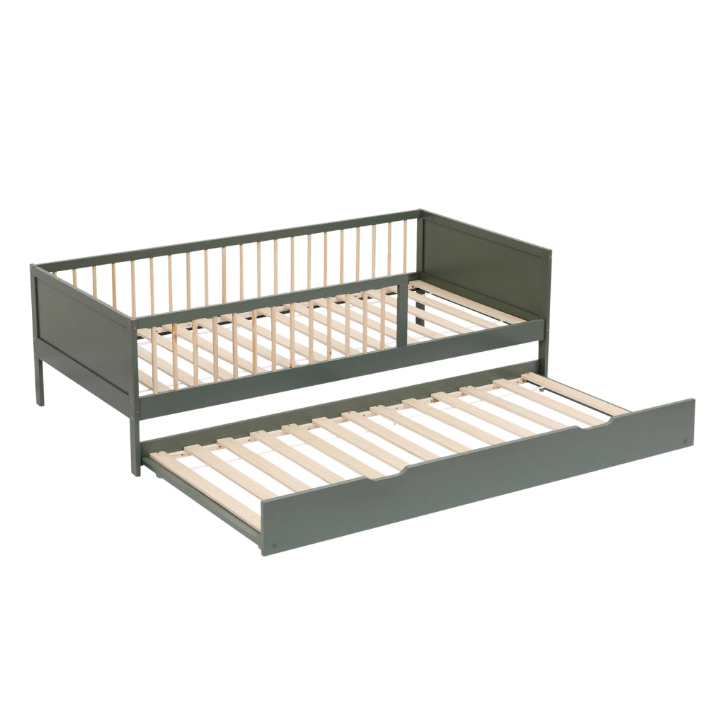 Letto a scomparsa per bambini 190x90cm verde ADAM