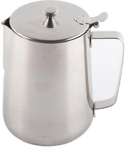 Melkkan 250/2000 ml - Melkpan con Coperchio - Bicchiere per Latte di Caffè Manuale - Design Facile da Utilizzare - Duraturo e Resistente all'Ossidazione - Bicchiere per Latte di Caffè Portatile