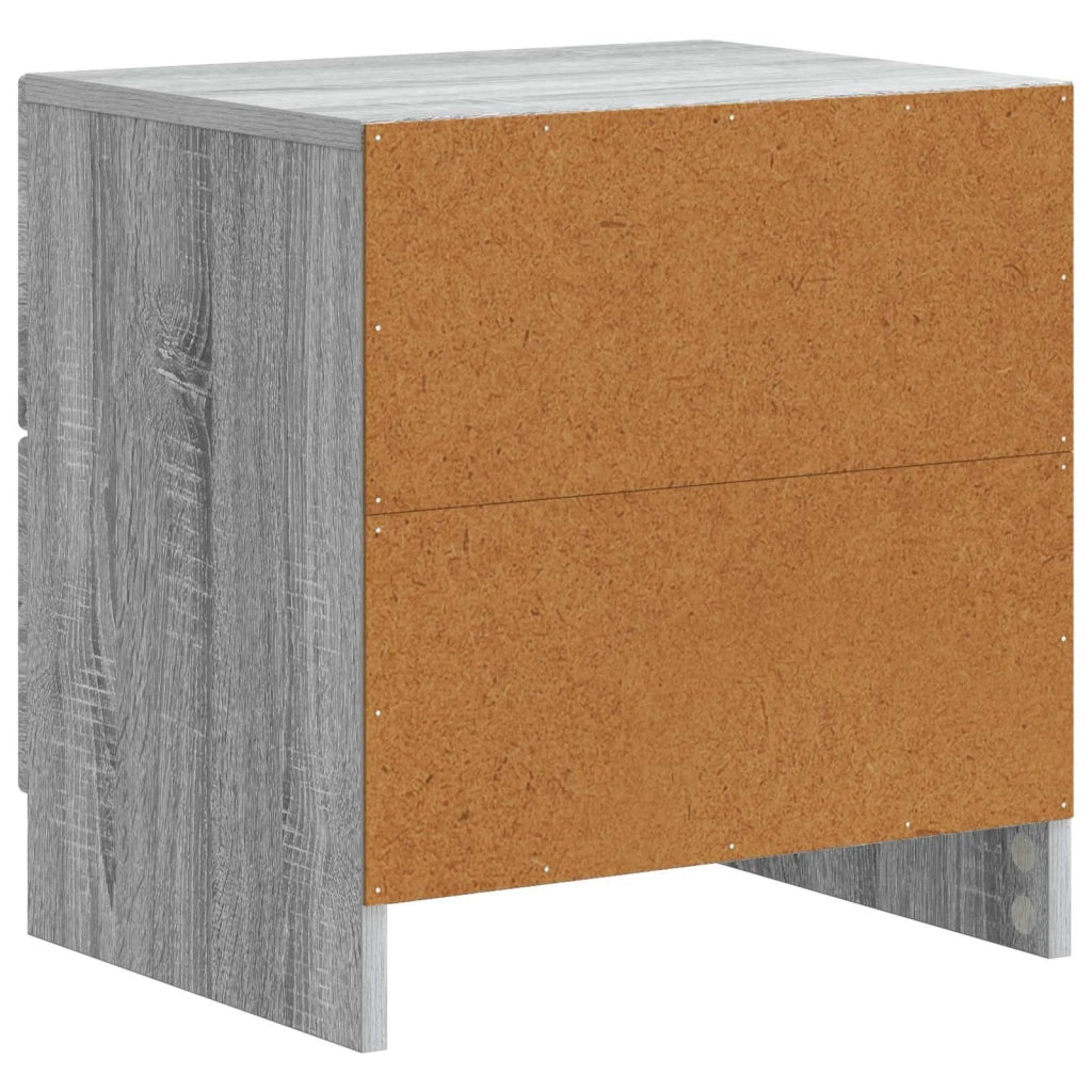 Armadio da Notte Grigio Sonoma 43 x 34,5 x 44,5 cm 895687