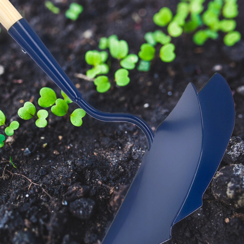 KADAX Ripper per patate manuale, grande aratro da giardino con vomere zigrinato da 170 cm