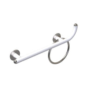 Maniglia di sicurezza disabili cm60 destra giotto inox bianco opaco