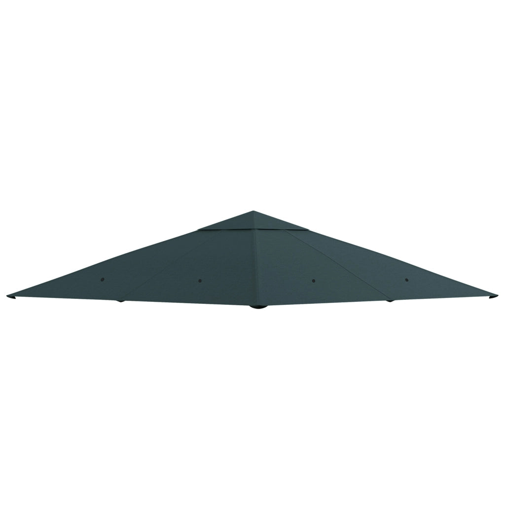 Copertura per Gazebo da Giardino ¨C zephmum ¨C Poliestere 298x295 cm Grigio Scuro