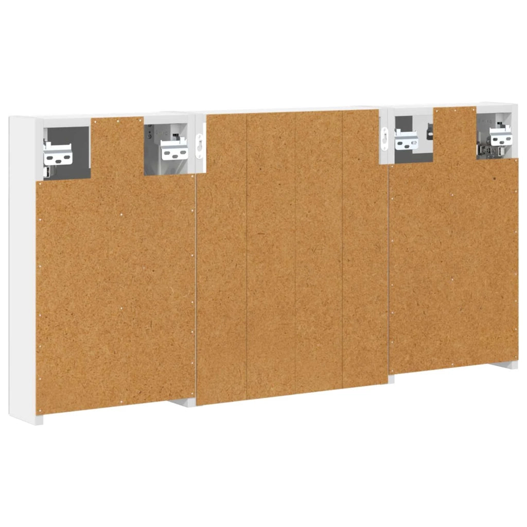 Set di Armadi da Bagno con lo scaffale 3 pcs 100 x 10,5 x 50 cm
