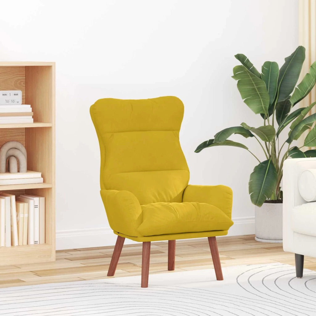 poltrona Giallo 69 x 74 x 93 cm Velluto 42001841