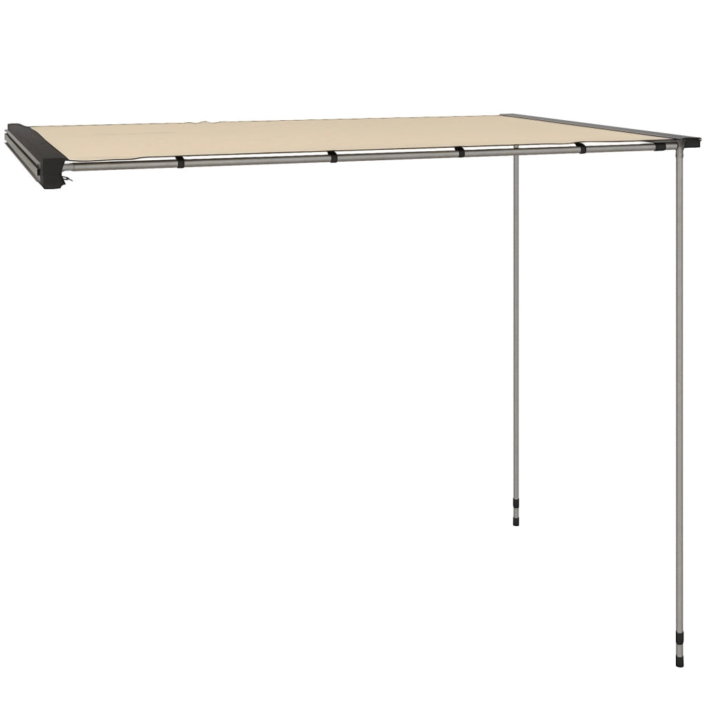 Tenda da tetto per auto ¨C Zephmum ¨C 160x250x125-225 cm, Khaki