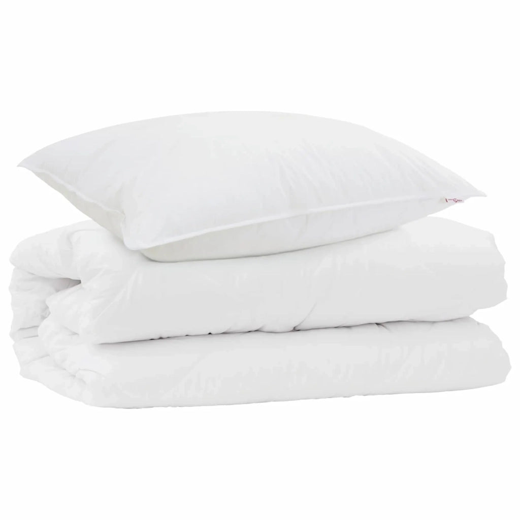 Set di Piumoni con cuscino 2 pcs Bianco Microfibra 3376815