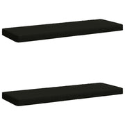 Cuscini per Panchina a 2 Pezzi VUGHT 2 pz 100% Poliestere Nero 951183