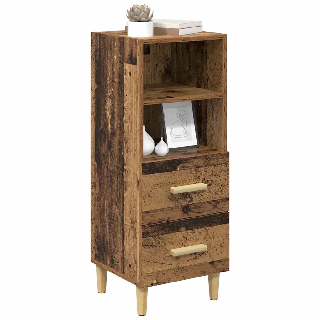 Credenza-Buffet-Armadio da cucina Legno vecchio 34 x 34,5 x 90 cm Legno multistrato 273500