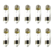 10x Lampade Alogene Siluro T11 31mm 12V 5W SV8,5-8 Interni Targa Auto