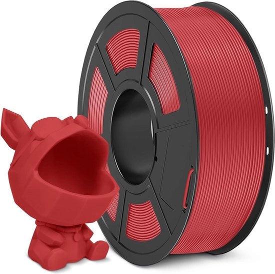 Filamento PLA da 175 mm con alta resistenza migliore fluidità spool di 1 kg colore rosso