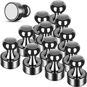 Magnetici forti - 16 pezzi Magnetici per lavagna bianca 12 mm x 16 mm per lavagne, frigoriferi, neodymium extra forti, piccoli per adesivi, foto