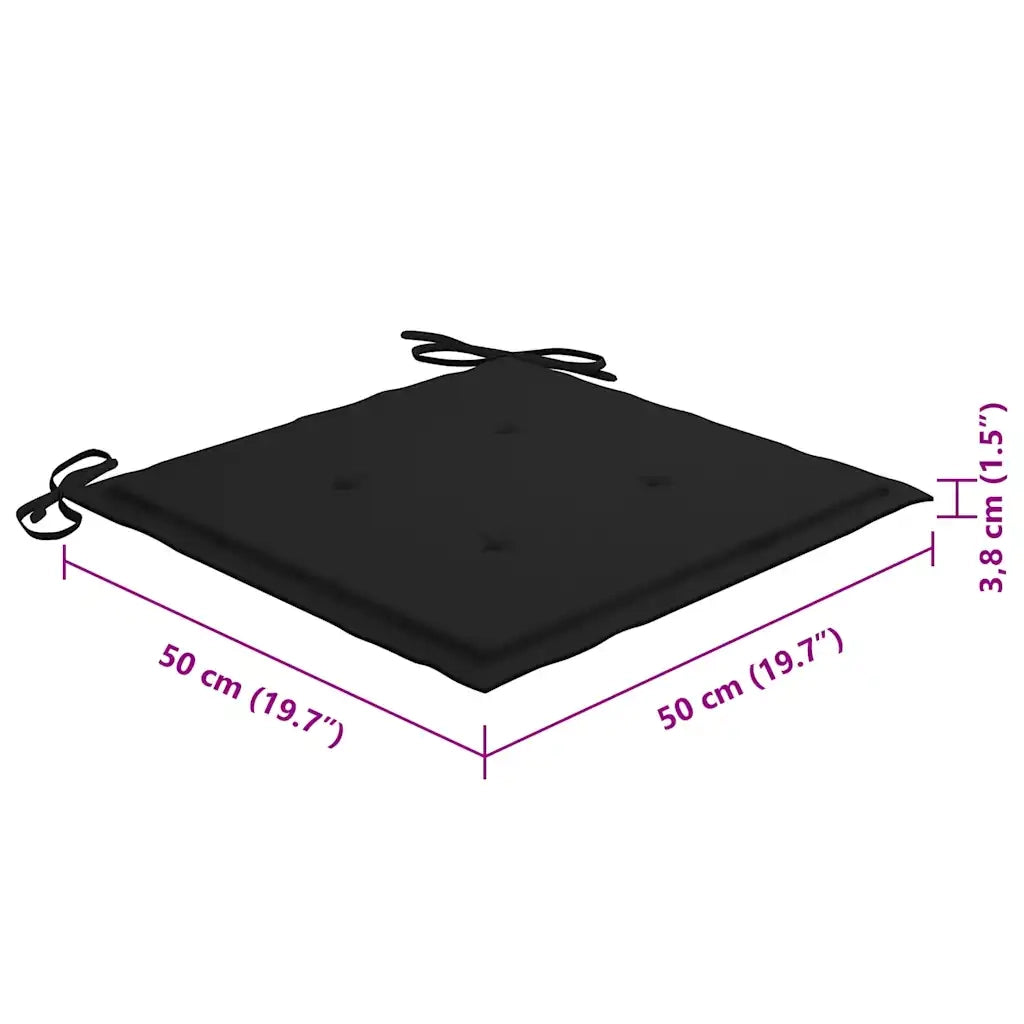 Sedie da Giardino con Cuscini 8 pz in Massello di Acacia Grigie 3078229