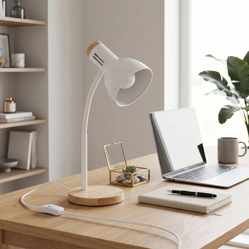 Lampada Da Scrivania Jnh046-1t White