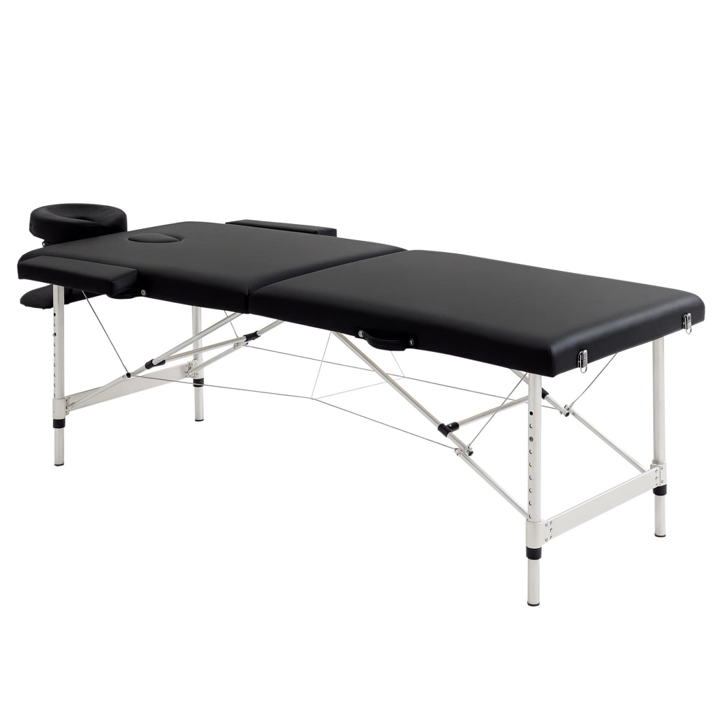 Tavolo da massaggio pieghevole portatile ¨C zephmum ¨C nero 90x210 cm