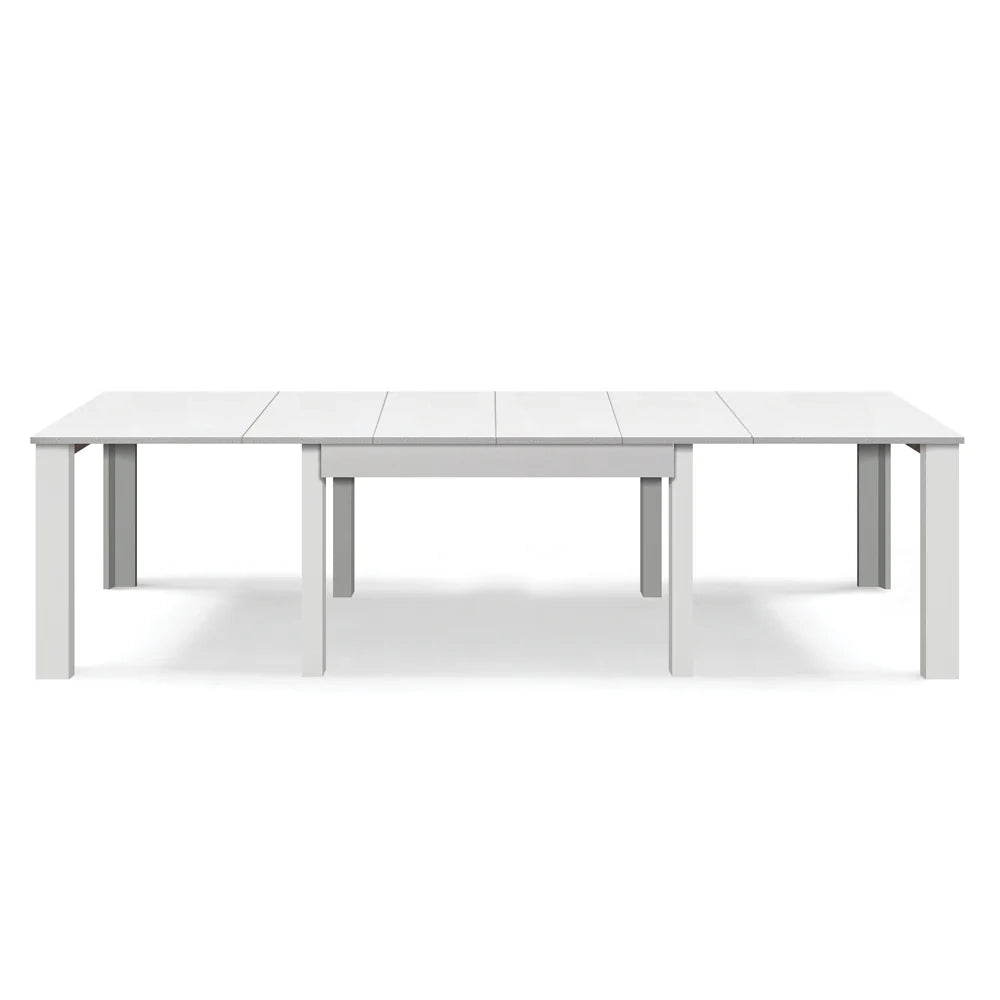 Tavolo allungabile da pranzo 160x90 fino a 320 cm Bianco modello BRIO MADE IN ITALY design moderno ideale per cucina, soggiorno e sala da pranzo
