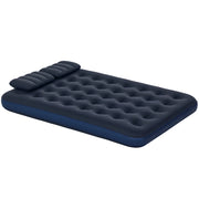 Materassino gonfiabile 2 posti ¨C zephmum ¨C blu con pompa 203x152x22cm