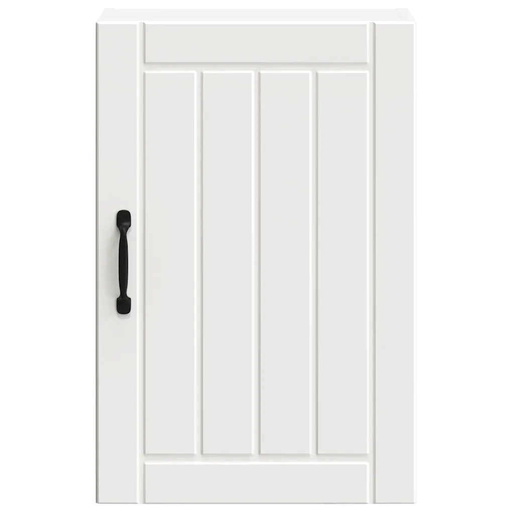 vidaXL Pensile da Cucina Lucca Bianco in Legno Multistrato