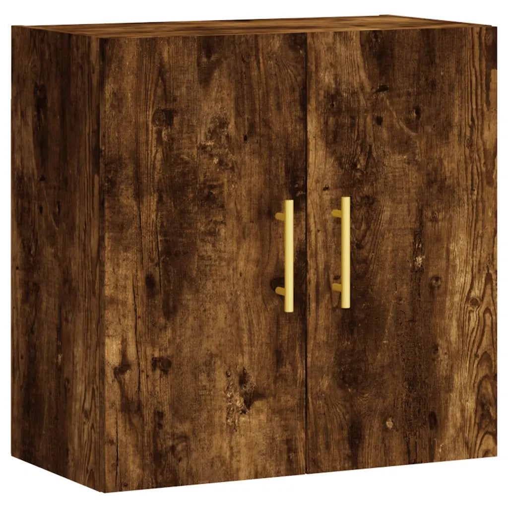 Armadietto a Muro | Mobile a Parete Rovere Fumo 60x31x60 cm in Legno Multistrato