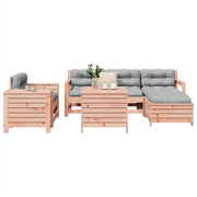 Set Divani da Giardino 7 pz in Legno Massello Abete Douglascod mxl 116994