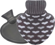 Bottiglione termico personalizzabile - 1 litro, confortevole, cuore in rilievo, bottiglione termico con copertura, bottiglione termico portatile, moda, per bambini