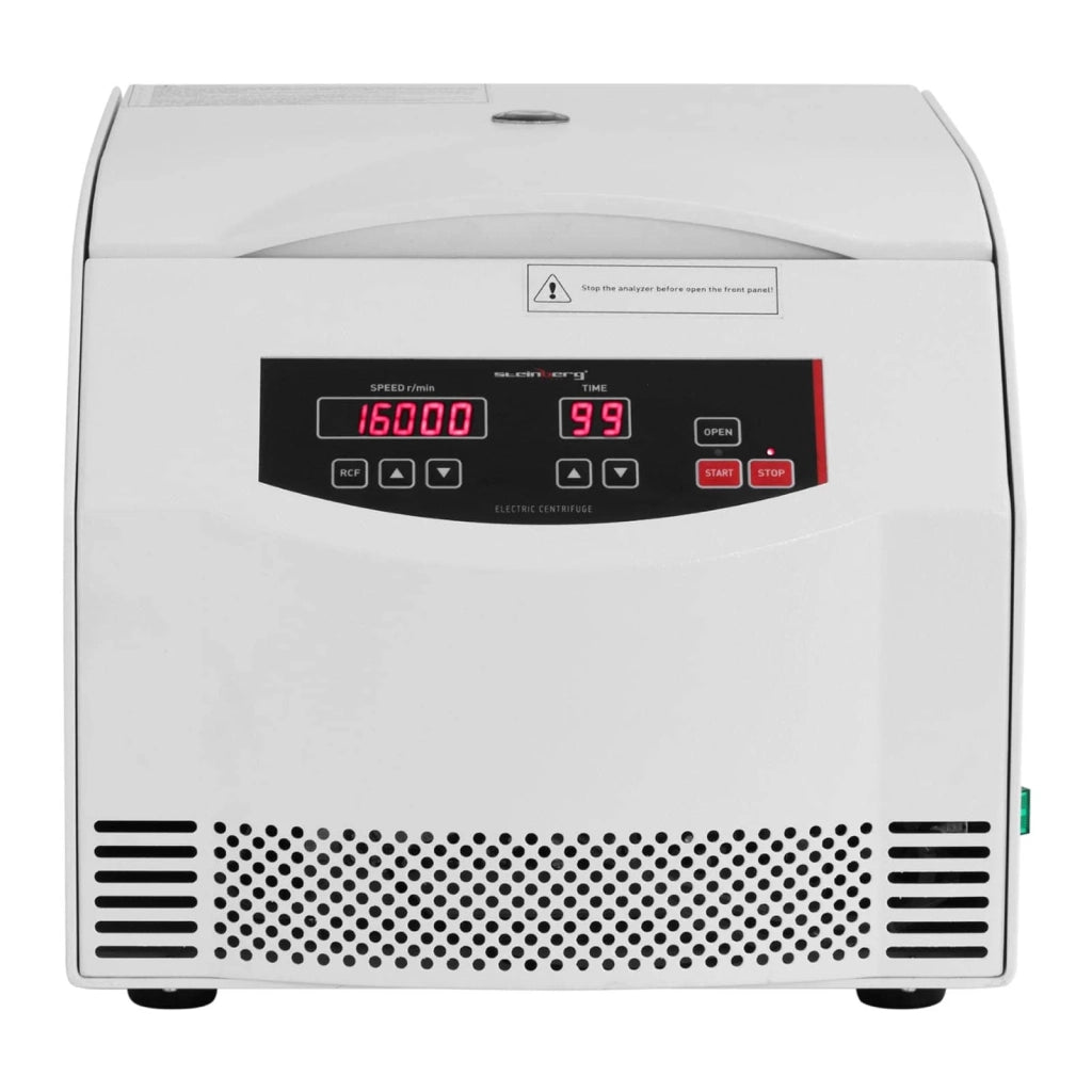 Centrifuga da laboratorio elettrica mini centrifuga macchina da banco per biologia (500 W 4 provette PCR da 0,2 ml 300-16.000 giri/min timer da 0 a 99 minuti) 14_0005827