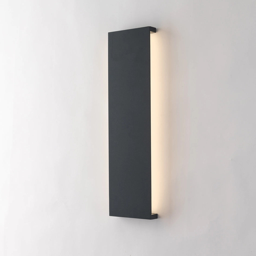 APPLIQUE BIEMISSIONE LED RIBBON ANTRACITE 12W 1600LM 4000K IP65 11,5X2,6X42CM