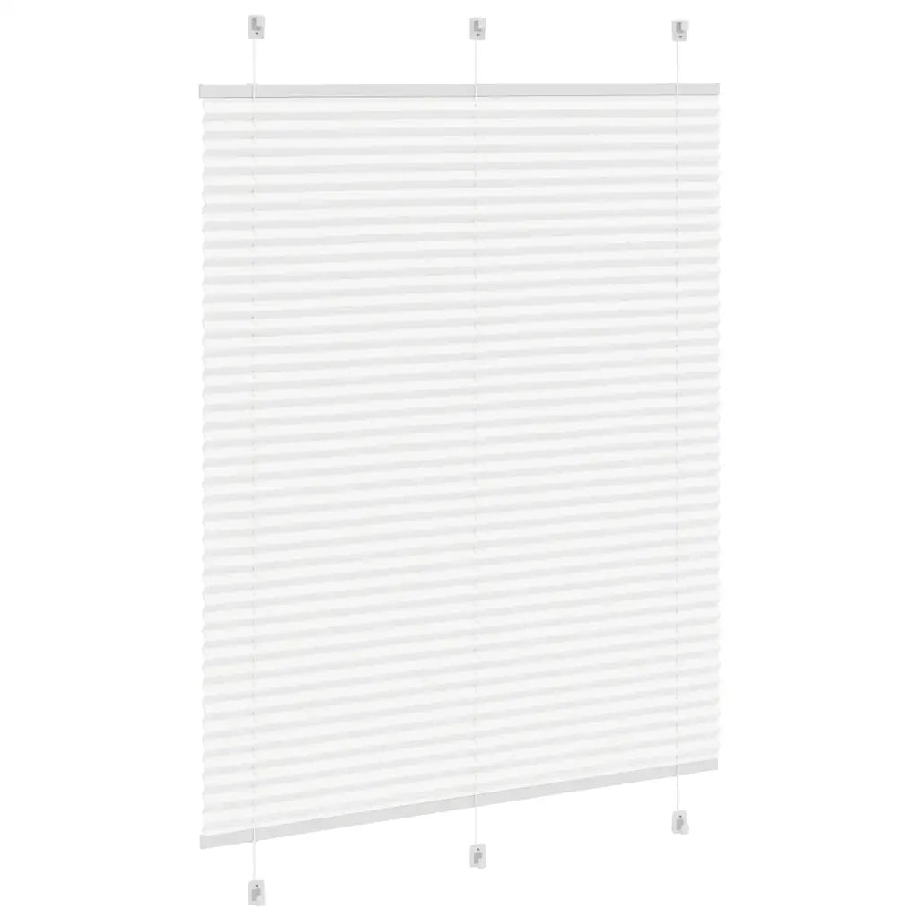 Tenda Plissettata Bianca 110x100 cm Larghezza Tessuto 109,4 cm 4015485