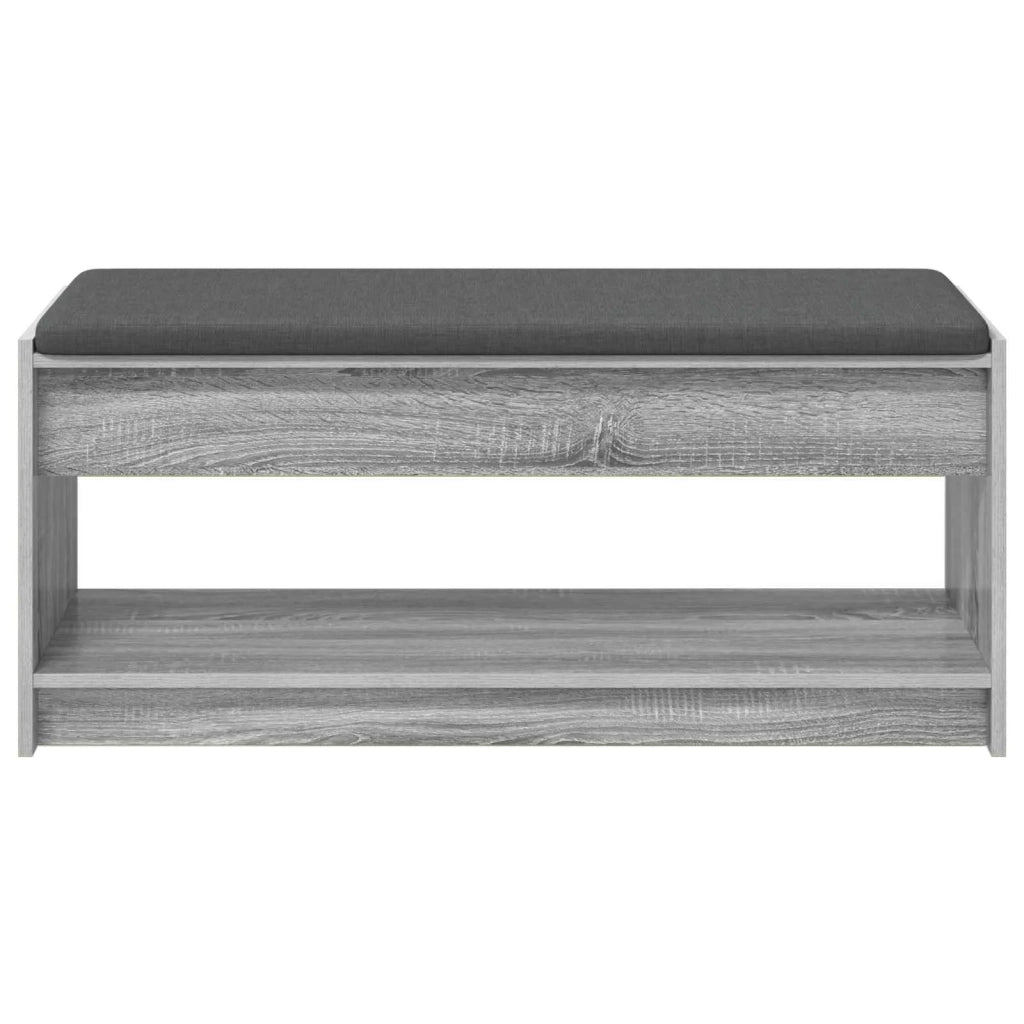 Panca per ingresso Sonoma grigia 103 x 38 x 45 cm 891589
