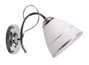 Applique da parete Candellux Elotte 1xE27 40W cromo/bianco
