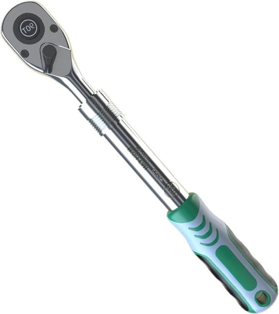 Chiave inglese regolabile e retrattile con chiusura rapida - Chiave a dente 90 - Attrezzo manuale reversibile 1/2 pollice.