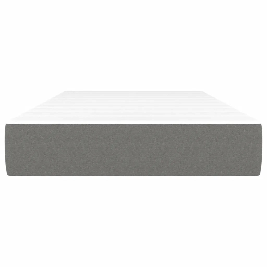 Materasso a Molle Insacchettate-Materasso per letto Grigio Scuro 90x200x20 cm
