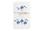 Set Asciugamano Copiola Salvietta Bagno In Spugna 100% Cotone Polinesia - Copiola - Bianco