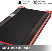 Tapis per corsa per uso sottobanco Tapis per corsa con display LED per uso domestico Macchina per corsa con telecomando, 1-6,0 km/h Velocità Tapis per corsa portatile e sottile Esercizio binario