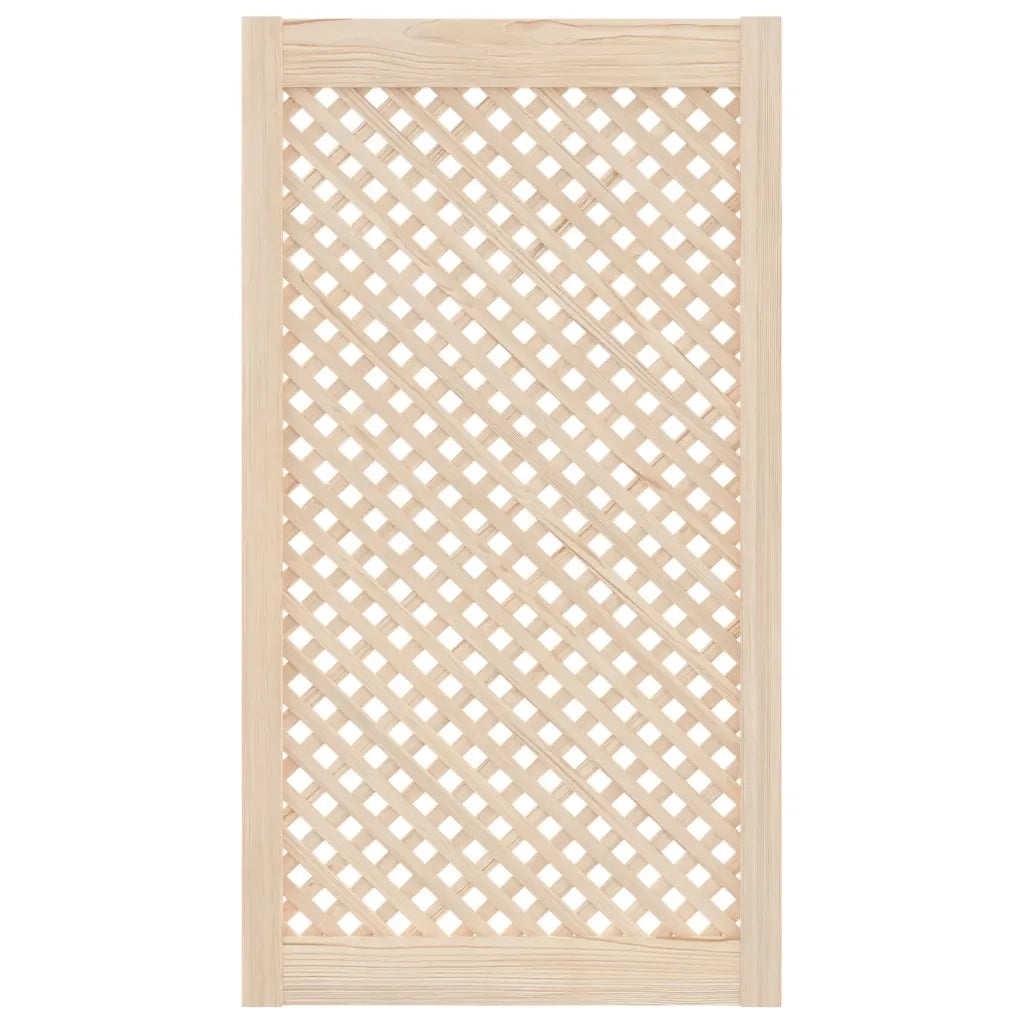 Ante con Design a Reticolo 2 pz 49,5x99 cm in Legno di Pino CFW7147374